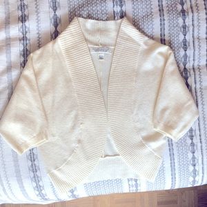 Banana Republic Short off-white Cardigan
